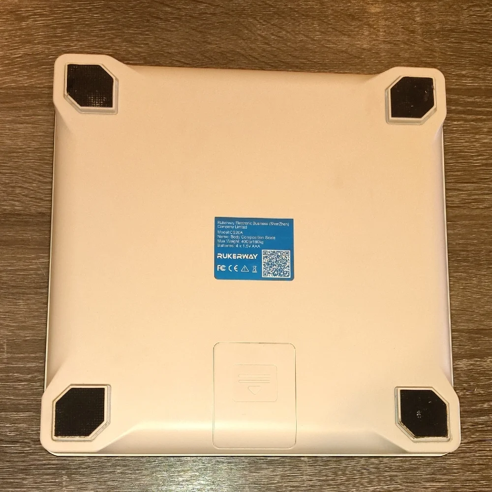 White Digital Bathroom Scale
